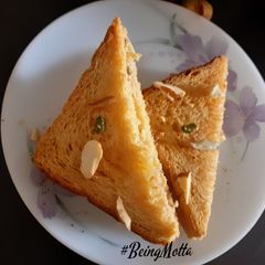 Eggless Brown Bread French Toast A picture of Eggless Brown Bread French Toast.