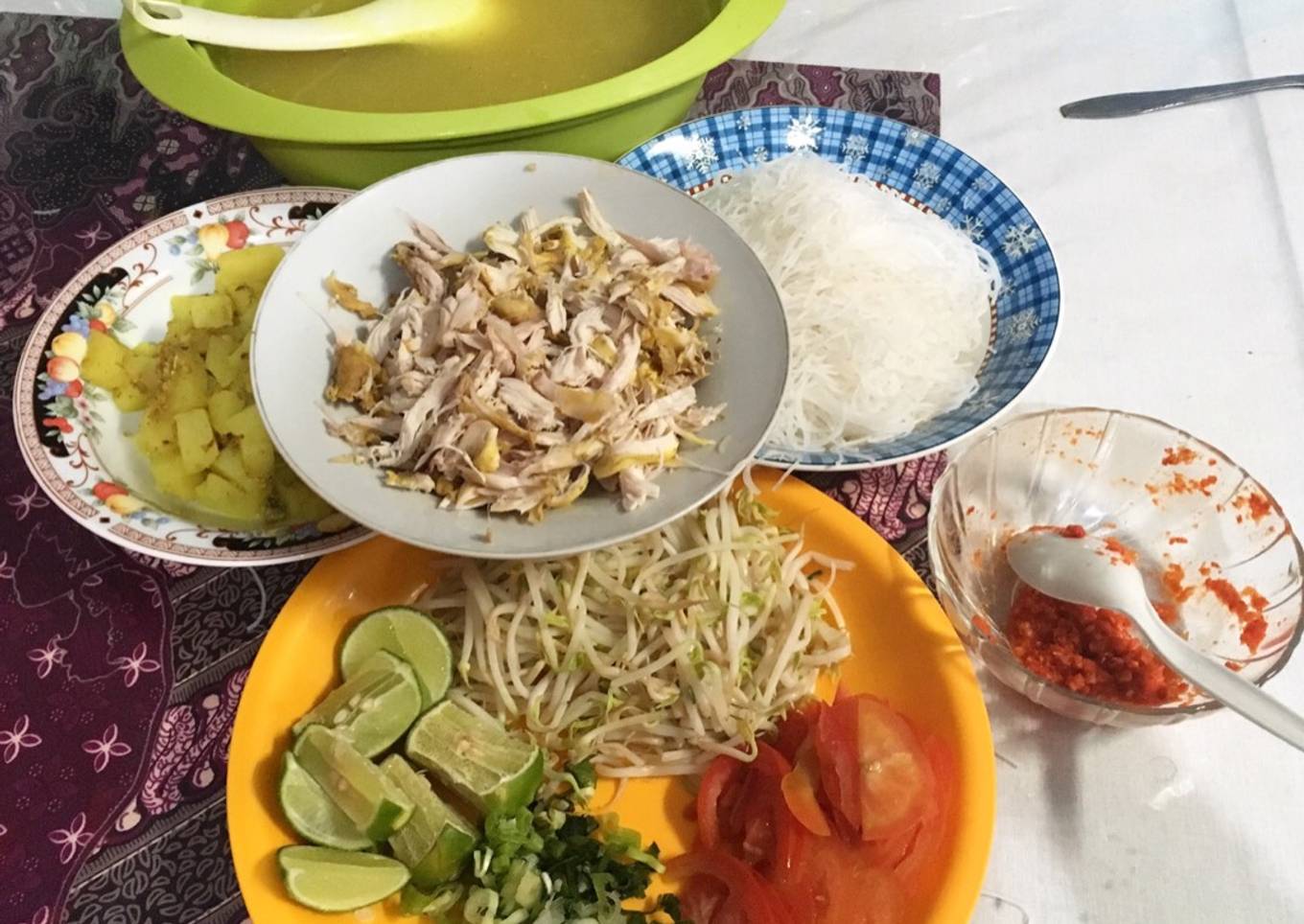 Soto ayam bening (no oil)