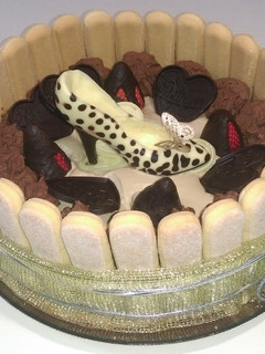 Una foto de Tarta de trufas y bombones con crema de café y mascarpone (Apta para diabéticos)