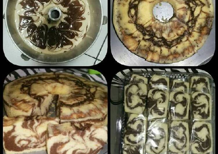 Resep Marmer cake murah meriah tapi endess bisa panggang/kukus yang Lezat