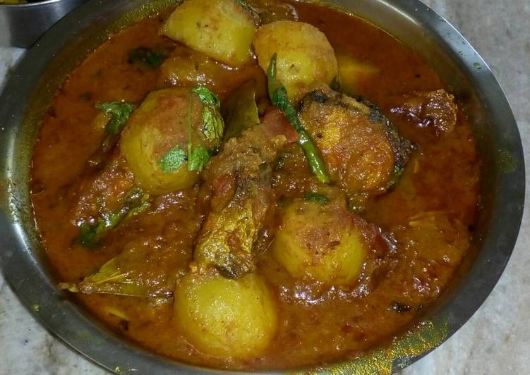 Easy Rohu fish curry