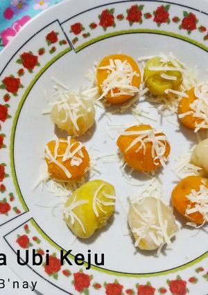 Foto resep Bola-bola Ubi Keju (tanpa pewarna makanan)