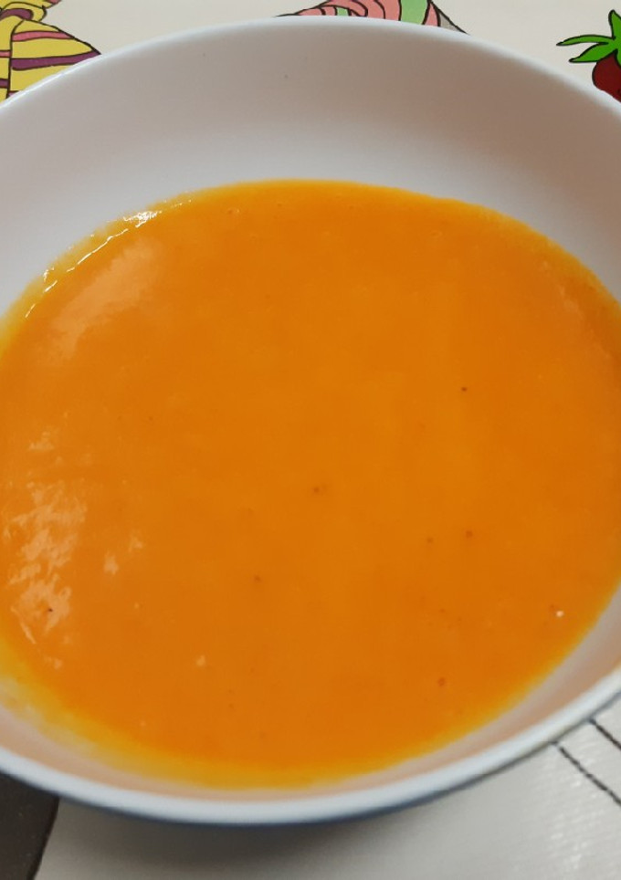 Una foto de Crema de calabaza