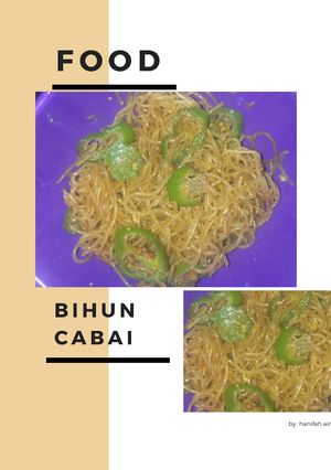 Foto resep Bihun cabai / bihun cabai kecap/ bihun cabai hijau super simple