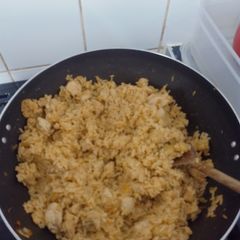 A picture of Cajun Chicken and Rice.