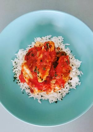 Une photo de Poulet basquaise à ma façon