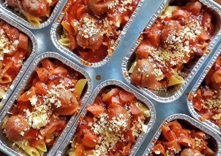 Meatball Parmesan Pasta