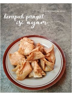 Foto resep Kerupuk Pangsit Isi Ayam