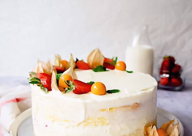 Resep Strawberry Chantilly Cake, Lezat Sekali