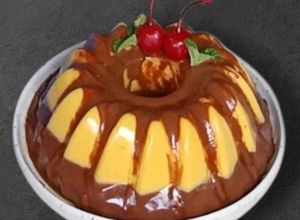 Foto resep Puding Coklat Mangga
