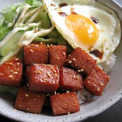 A picture of Teriyaki SPAM Rice Bowl.