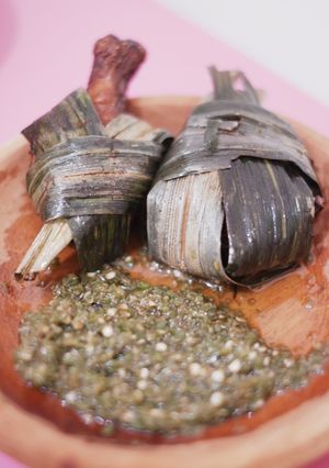 Foto resep Ayam Pandan