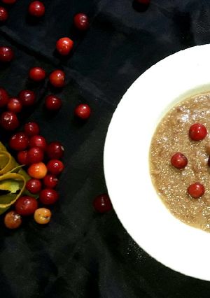 A picture of Mango Cherry Kheer#theme mango#post 1.