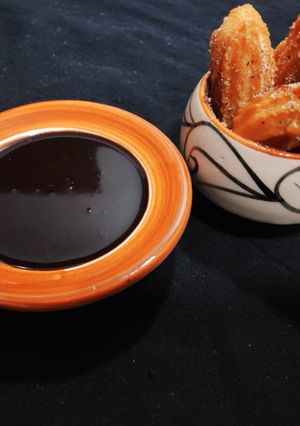 A picture of Eggless Churros.