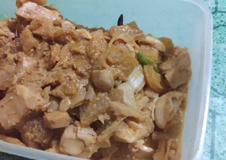 Sayur Nangka dan Kulit sapi Yummy π