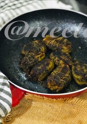 A picture of Bharwa Karela.