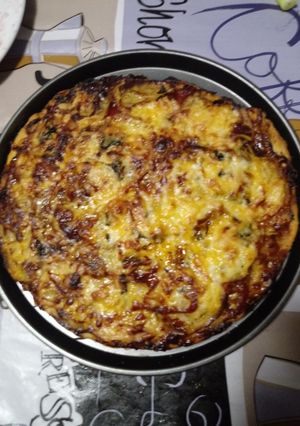 Foto principal de Pizza de fiambre de pollo adobado casero