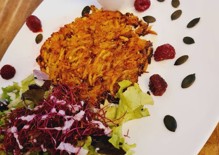 Kürbis-Kartoffel-Rösti