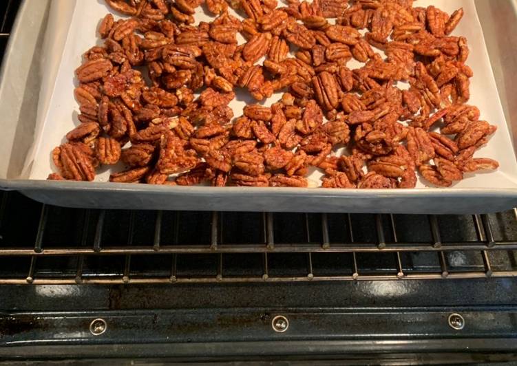 Simple Way to Prepare Homemade Spicy Pecans