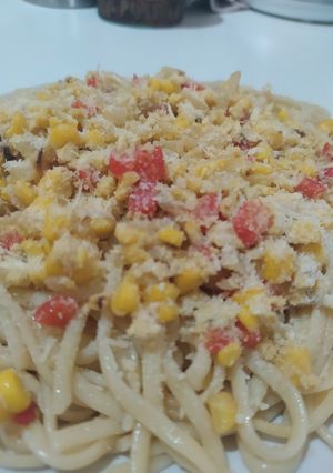 Una foto de Salpicón de choclo con fideos