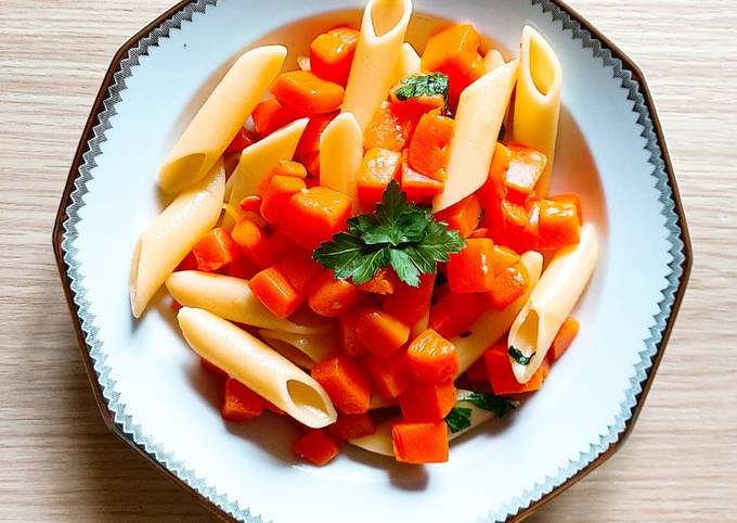 Passi a Fai  Fatto in casa super veloce Penne e zucca