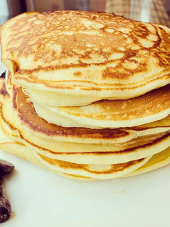 Φωτογραφία της συνταγής Pancakes με σταγόνες σοκολάτας