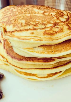 Φωτογραφία της συνταγής Pancakes με σταγόνες σοκολάτας