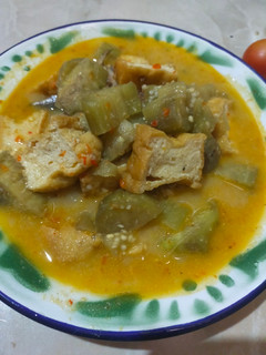 Foto resep Tahu terong santan pedas