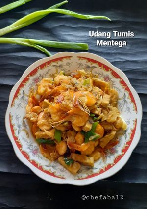 Foto resep Udang Tumis Mentega