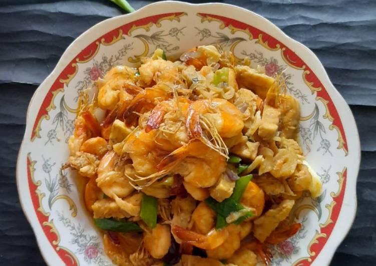 Resep Udang Tumis Mentega, Enak Banget
