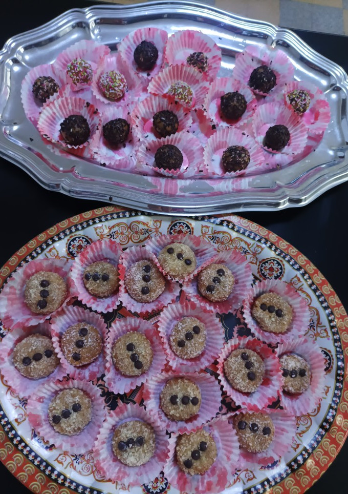 Una foto de Dulces sin horno con muy pocos ingredientes 🍪