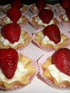 Una foto de Tartitas de frutillas