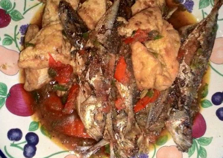 Sambal petir ijo ikan serai