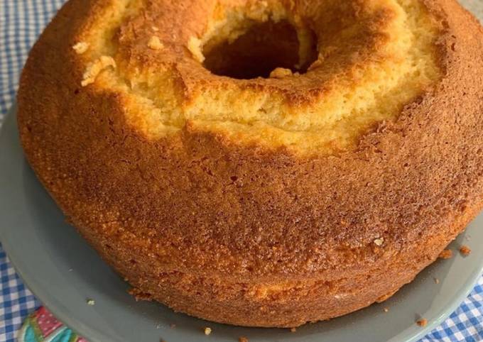 Receita de bolo de fubá simples