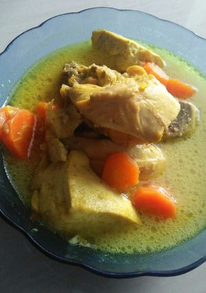Foto resep 5. Ayam sayur kuning