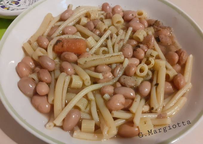 Modo semplice a Fai Qualsiasi notte della settimana Fagioli freschi con pasta mista