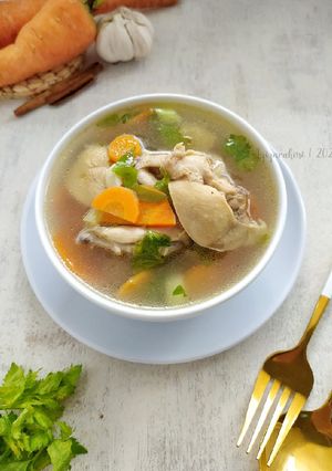 Foto resep Sop Ayam Ala Pak Min Klaten