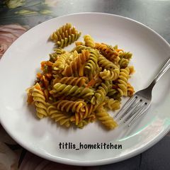 A picture of Three Color Pasta Spirali.