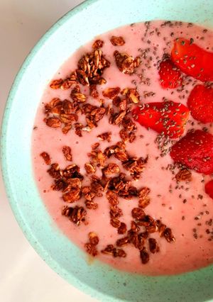 Foto resep Strawberry Smoothie dengan Yogurt
