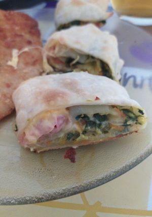 Una foto de Cuadraditos de tarta rellenos