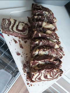 A picture of Zebra cake.