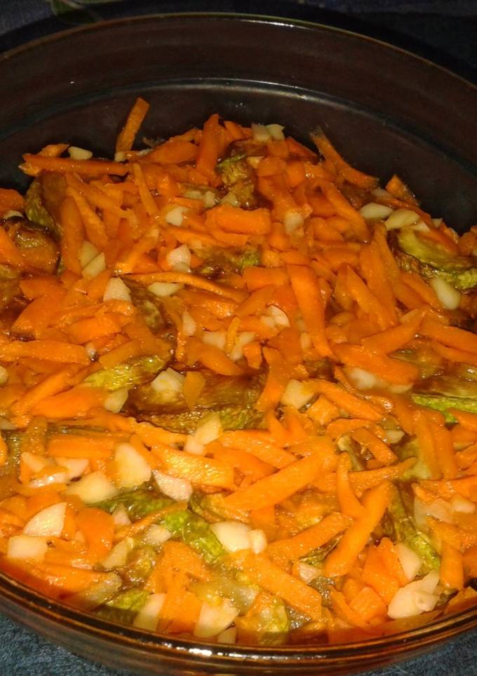 Кабачки с морковью