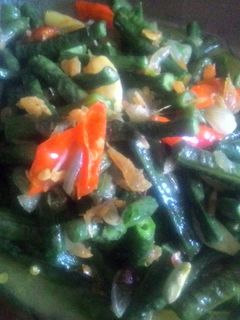 Foto resep Tumis kacang panjang udang rebon