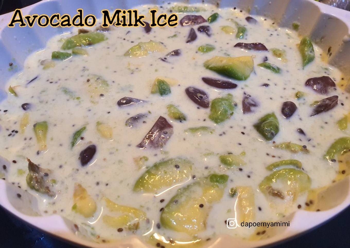 Avocado Milk Ice