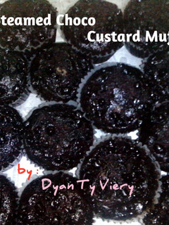 Foto resep Muffin Custard Cokelat Kukus