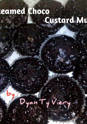 Foto resep Muffin Custard Cokelat Kukus
