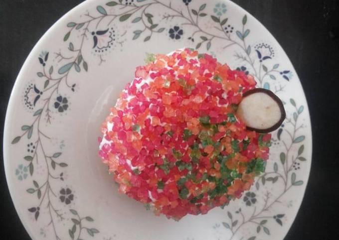Coloured sugar sprinkle for cakes cup cakes decoration