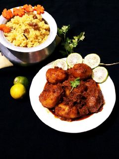 কাশ্মীরি আলুর দম(Kashmiri Aloor dum recipe in Bengali) রেসিপির প্রধান ছবি