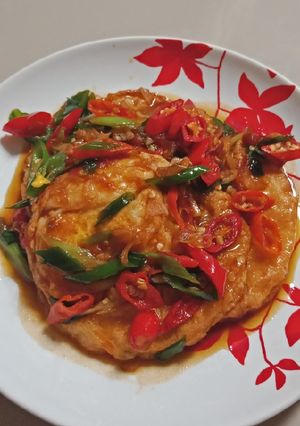 Foto resep Telur ceplok cabe bangjo(abang ijo)
