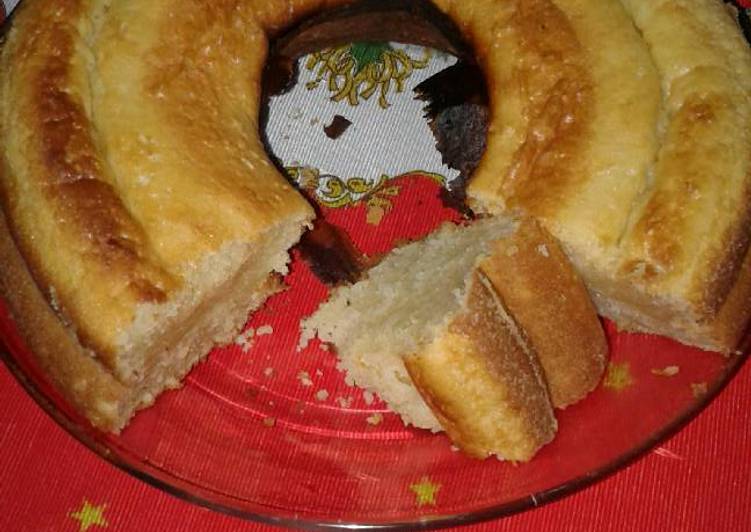 Bolo caseiro e simples